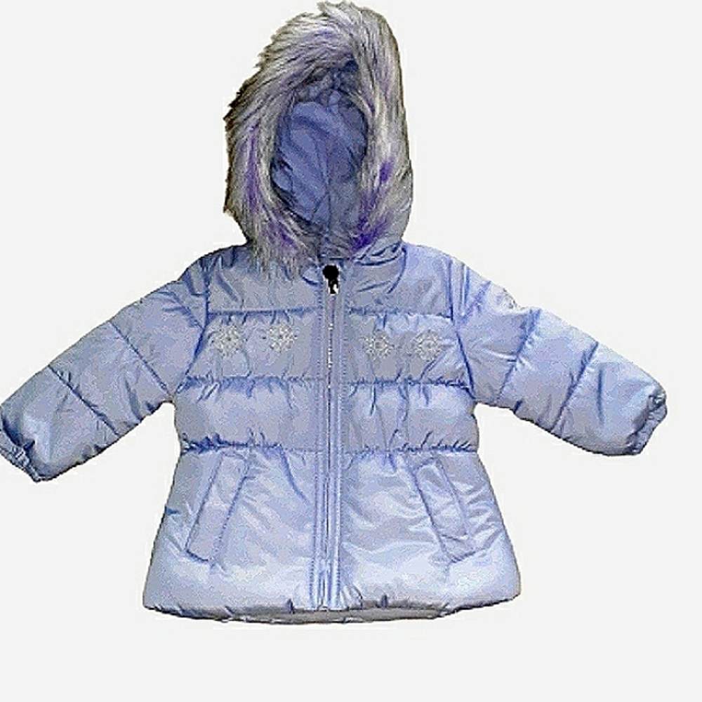 - LONDON FOG FUR LINED HOODED JACKET NWT